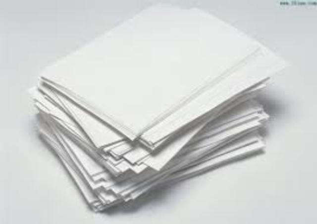 Paper was invented by the Chinese