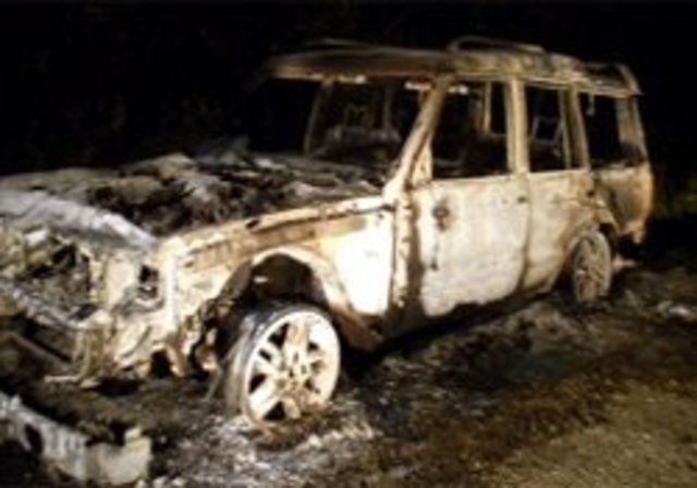 Car found burnt