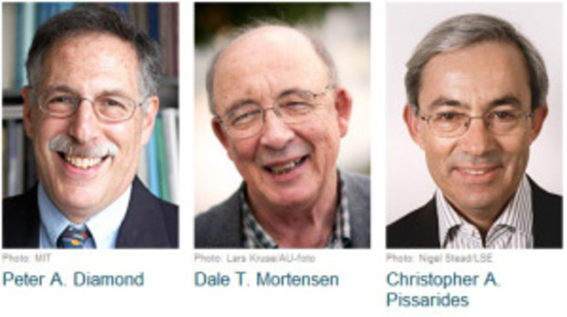 PETER A.DIAMOND, DALE T.MORTENSEN Y CHRISTOPHER A.PISSARIDES