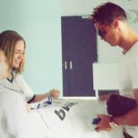 El día que conocí a Cristiano y toda la plantilla