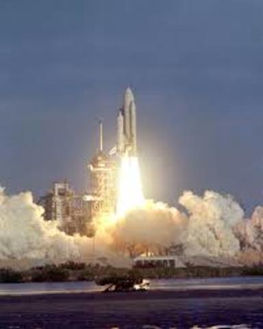 First Space Shuttle Launch