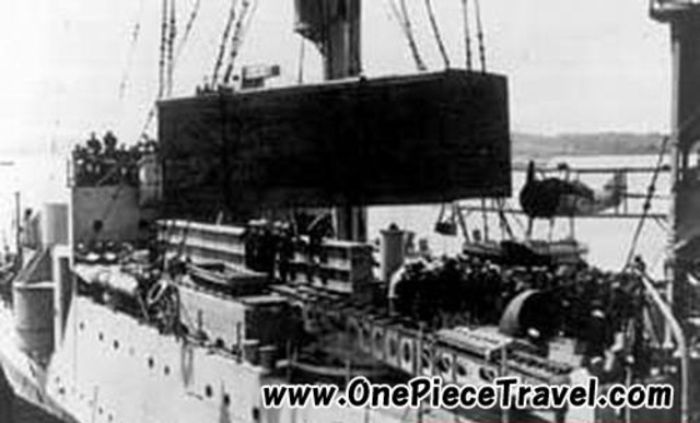 Statue Crated For Shipment to the US