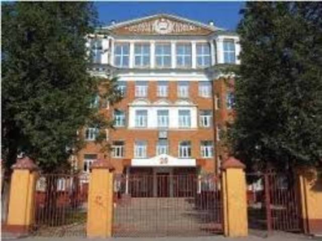 I entered Russian school