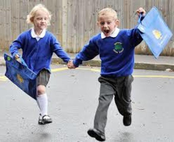 My first day at school