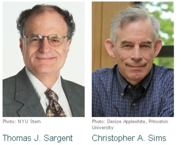 Christopher A. Sims y Thomas Sargent