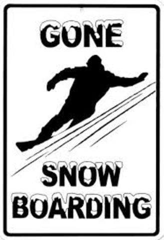 I love snowboarding