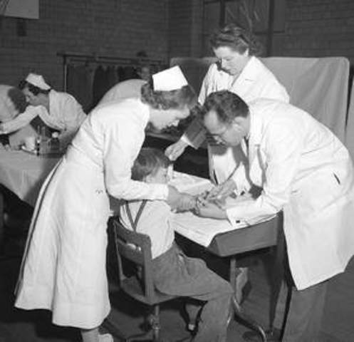 Polio Vaccine Trials Begin