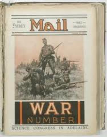 Colored photography and newspaper