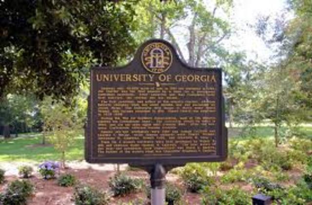 University of Georgia Founded
