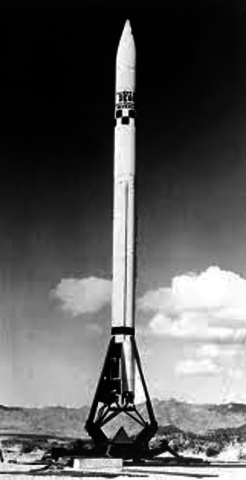 First U.S. designed rocket to reach outer space