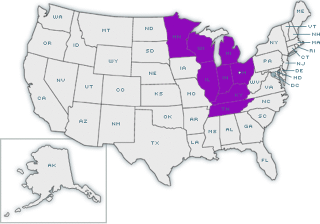 The northwest area bans slavery