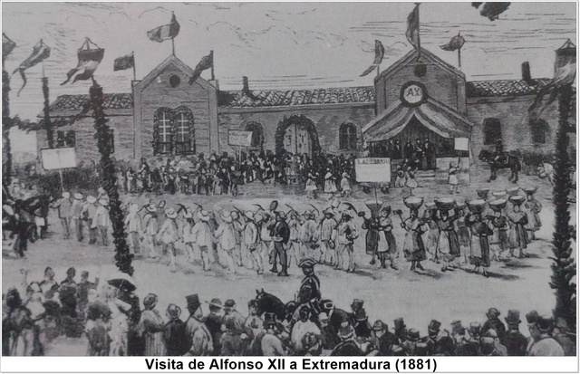Alfonso VIII visita Extremadura