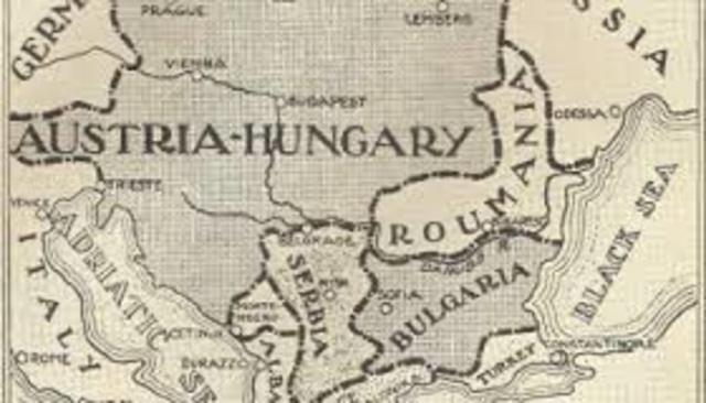 Austria-Hungría le declara la guerra a Servia.