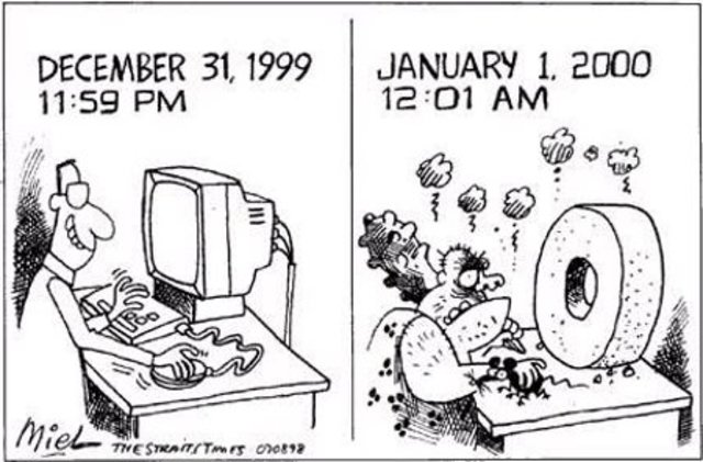 El mundo continúa a pesar del efecto 2000.