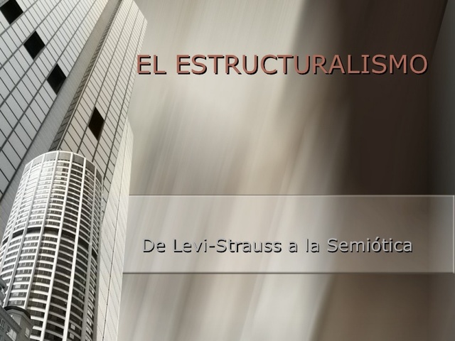 Estructuralismo