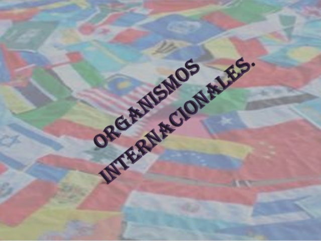 ORGANISMOS INTERNACIONALES QUE VELAN POR LA SEGURIDAD