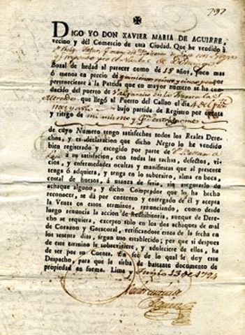 ABOLICIÓN DE LA ESCLAVITUD DEL REY ALFONSO XII
