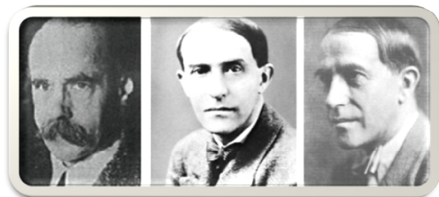 Max Wertheimer, Wolfgang Kohler  y Kurt Koffka