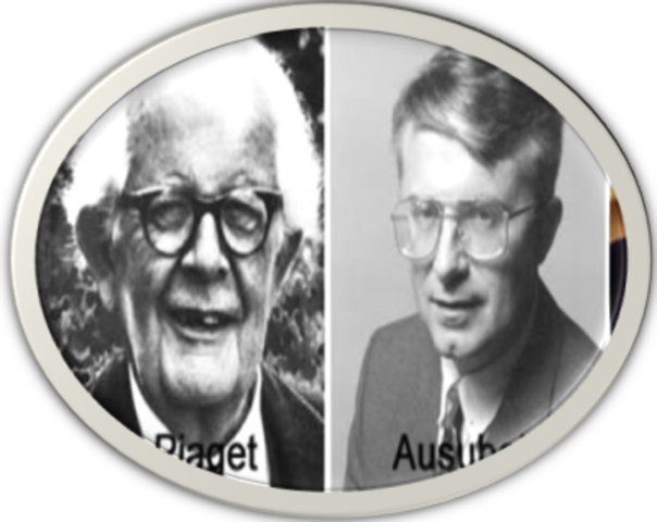 Jean Piaget y  David Ausubel