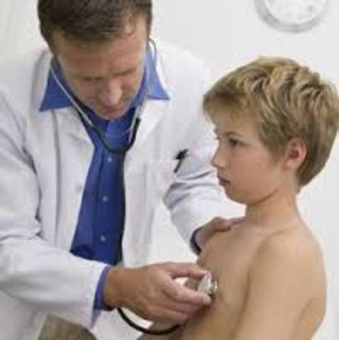 I went to the doctor for flu