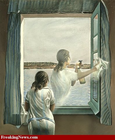 Dali's first painting shown in the U.S.