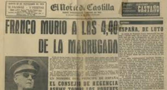 Muere Francisco Franco