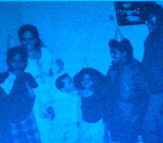 Family celbrates Hntsa"s birthday the American way