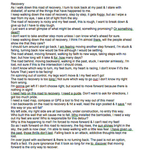 Struggle with depression