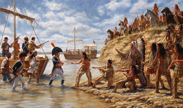 Experience of a Unfriendly Encounter with the Sioux Tribe