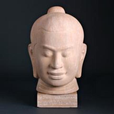 Jayavarman II enthroned