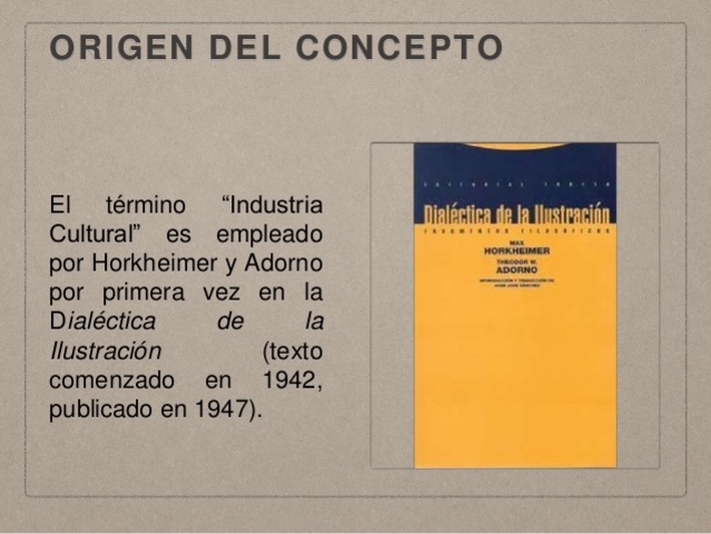 CRÍTICA: La indústria de la cultura