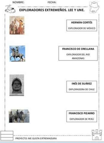 ACTIVIDAD: "Los grandes exploradores extremeños".