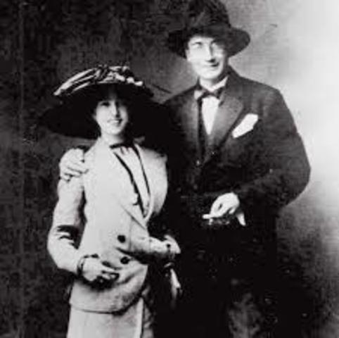 Casase con Virxinia Pereira