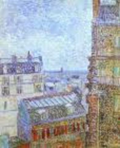 gogh moves to paris