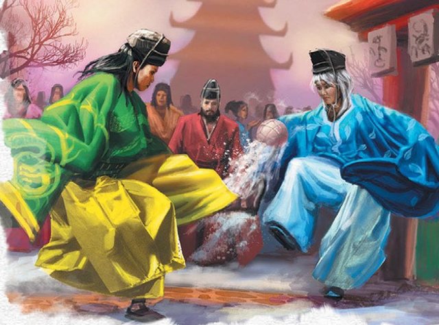 Kemari futbol Japones