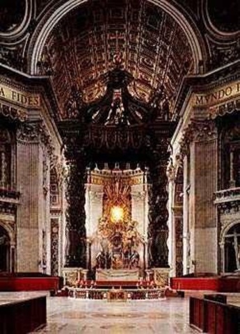 BALDAQUINO, BASÍLICA DE SAN PEDRO DEL VATICANO