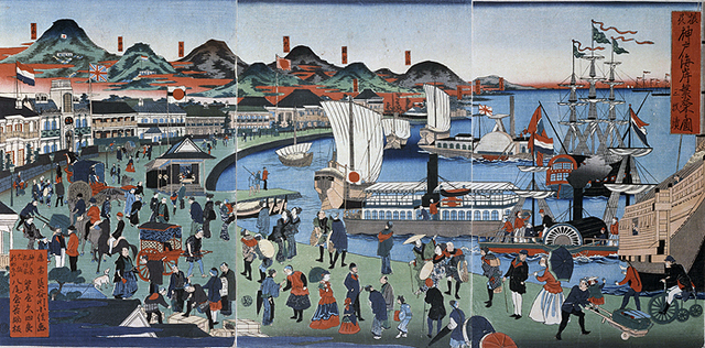 Japan opens up to trade with the u.s