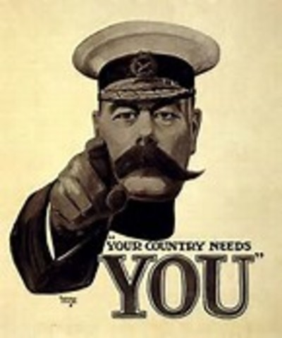 Men sign up to fight