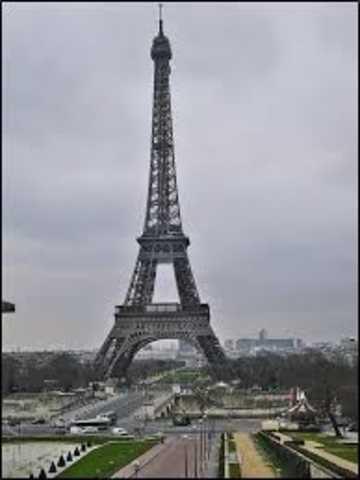 Eiffel Tower was finished