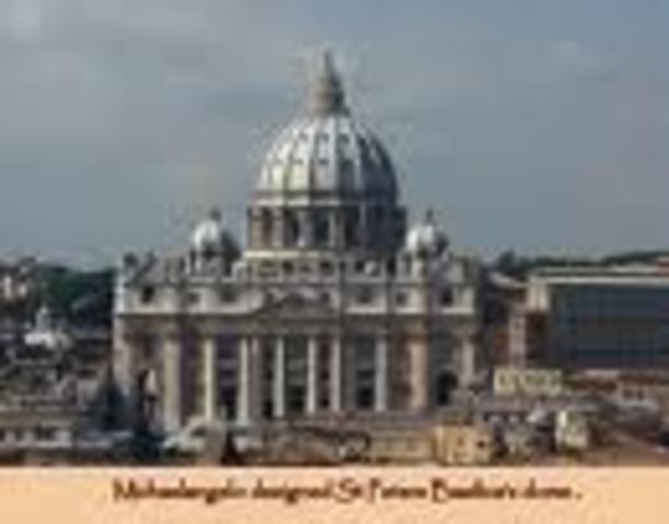 Returned to Rome to work on the tomb of Julius II