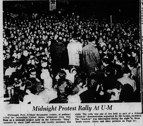 First Anti-War Teach-in