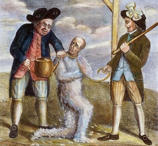 Sons of Liberty tarred and feathered people