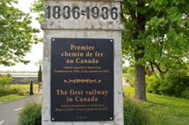 Notable Events: Canada's First Railway Line