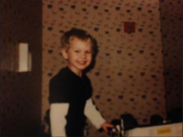 me in my moms daycare room