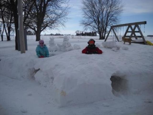 Snow forts