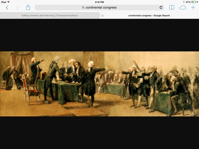 (Historical) The First Congress