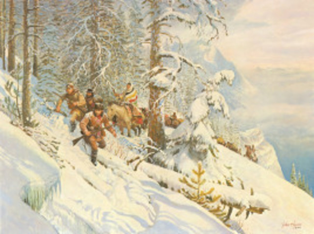 A spot where weather profoundly influences the expedition.