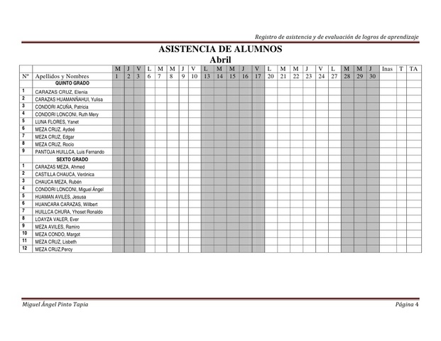 Para las sesiones precenciales