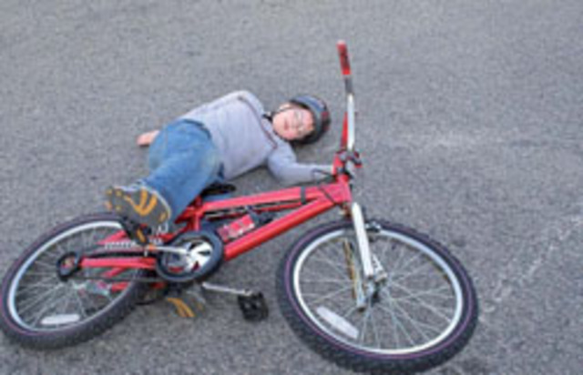 I learned to ride a bike.