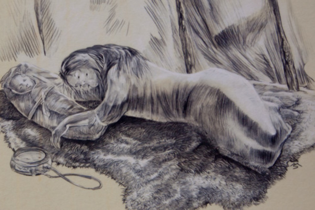 The Near Death of Sacagawea and Tree Bark